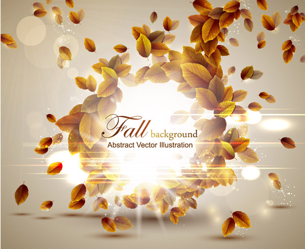 free vector Autumn leaves vector 5 graphic design